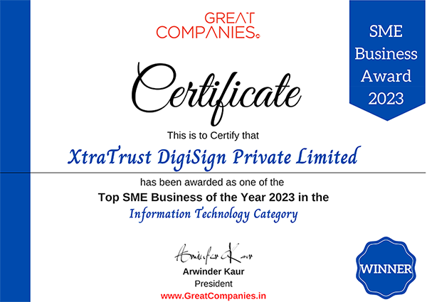 XtraTrust DigiSign Private Limited